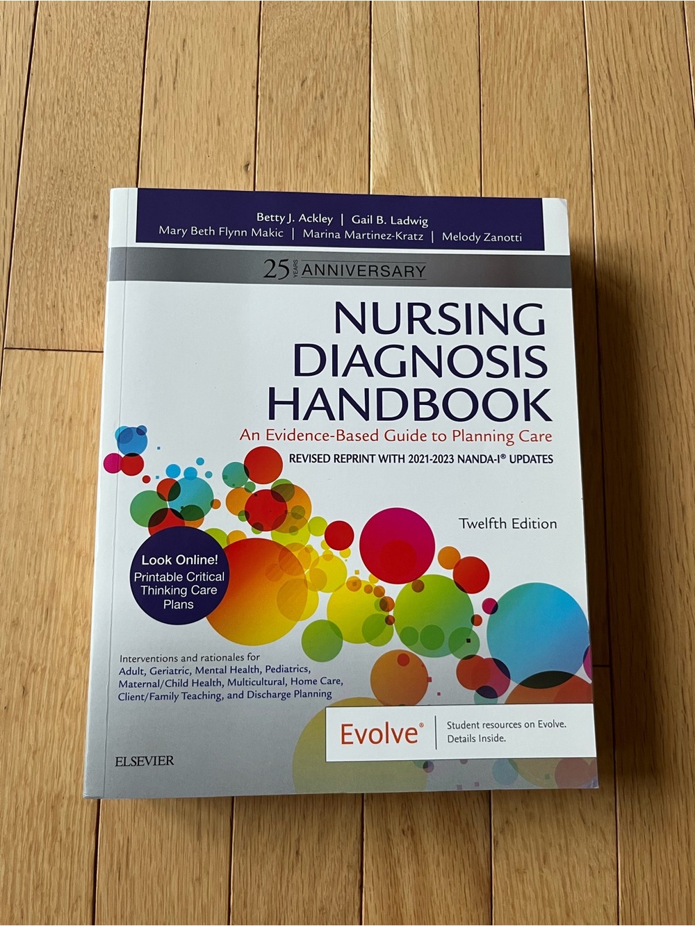 Nursing Diagnosis Handbook - White with Multicolor Accents